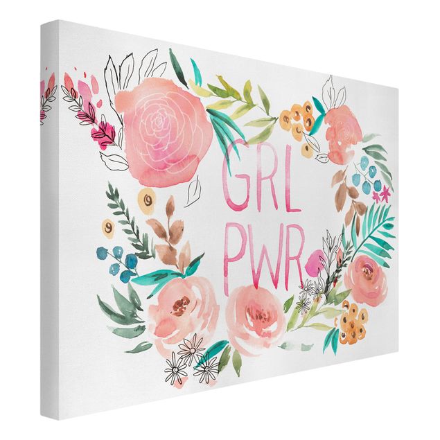Billeder blomster Pink Flowers - Girl Power
