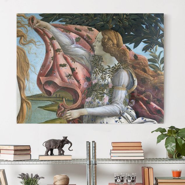 køkken dekorationer Sandro Botticelli - The Birth Of Venus. Detail: Flora