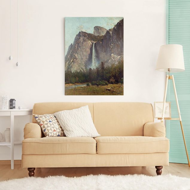 Kunst stilarter Thomas Hill - Bridal Veil Falls - Yosemite Valley