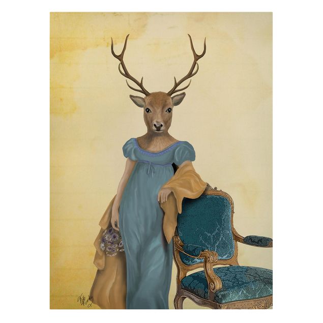 Billeder moderne Animal Portrait - Deer Lady