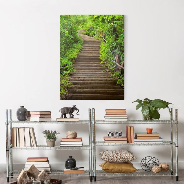 Billeder landskaber Stairs In The Woods
