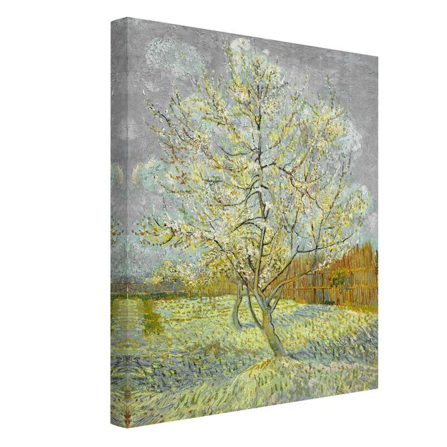 Kunst stilarter post impressionisme Vincent van Gogh - Flowering Peach Tree