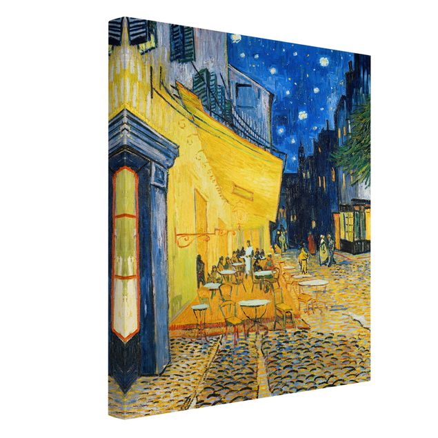 Kunst stilarter post impressionisme Vincent van Gogh - Café Terrace at Night