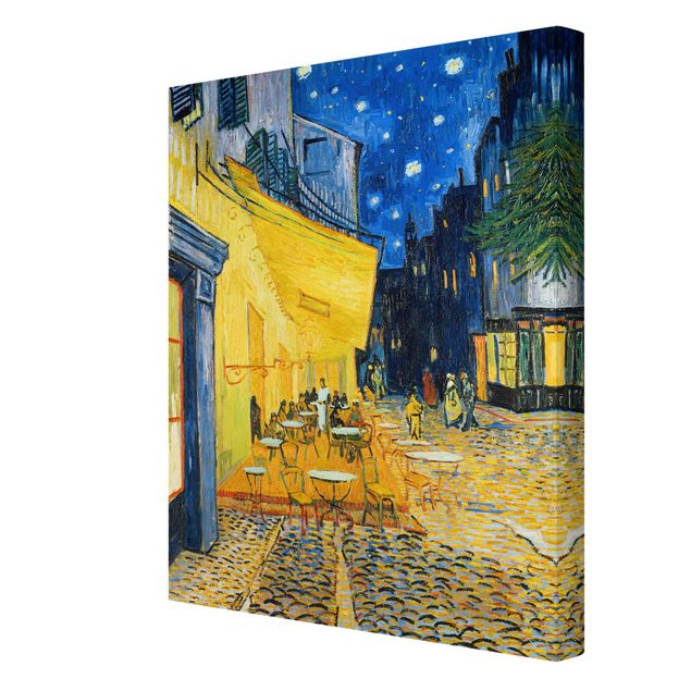 Billeder på lærred arkitektur og skyline Vincent van Gogh - Café Terrace at Night