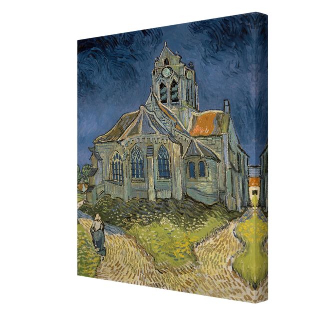 Kunst stilarter Vincent van Gogh - The Church at Auvers