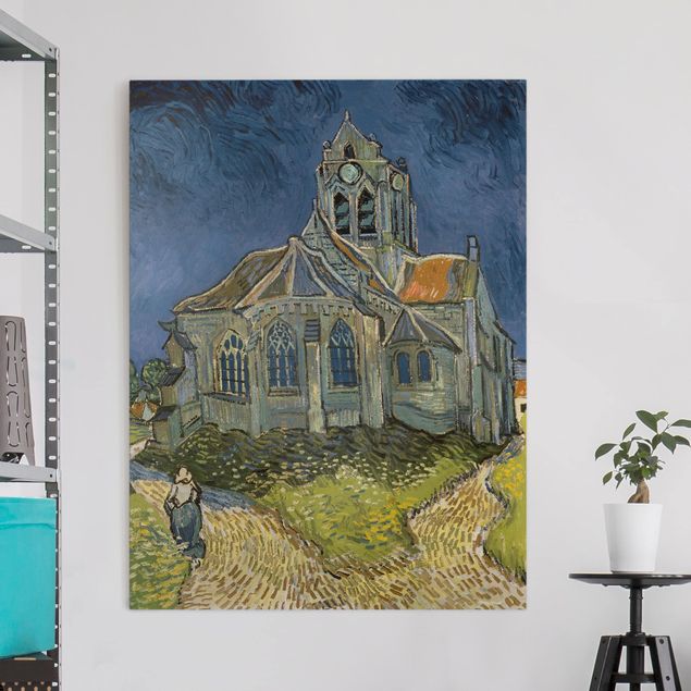 køkken dekorationer Vincent van Gogh - The Church at Auvers