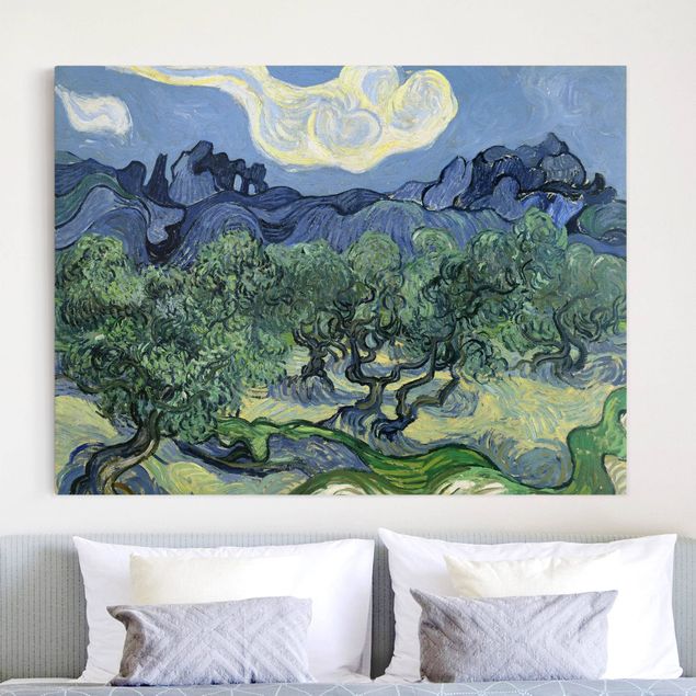 Kunst stilarter impressionisme Vincent Van Gogh - Olive Trees