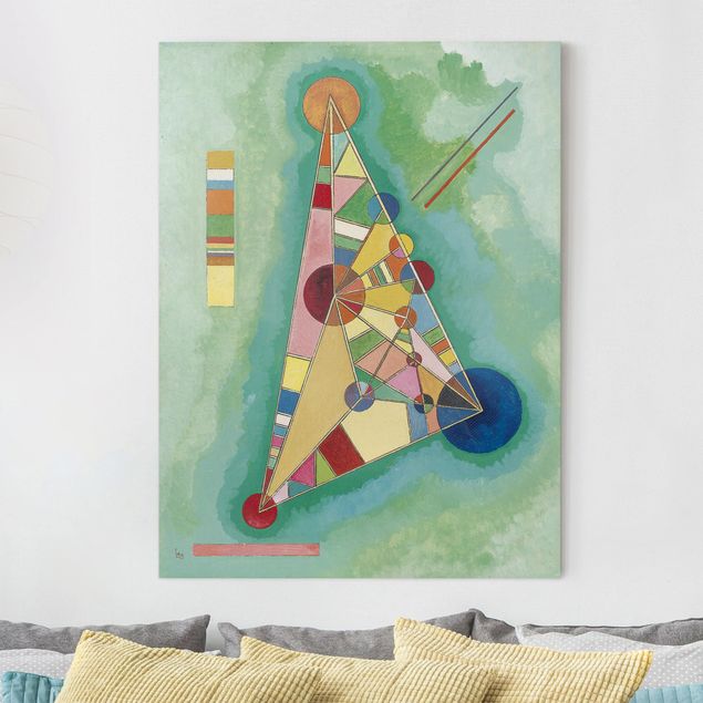 Kunst stilarter ekspressionisme Wassily Kandinsky - Variegation in the Triangle
