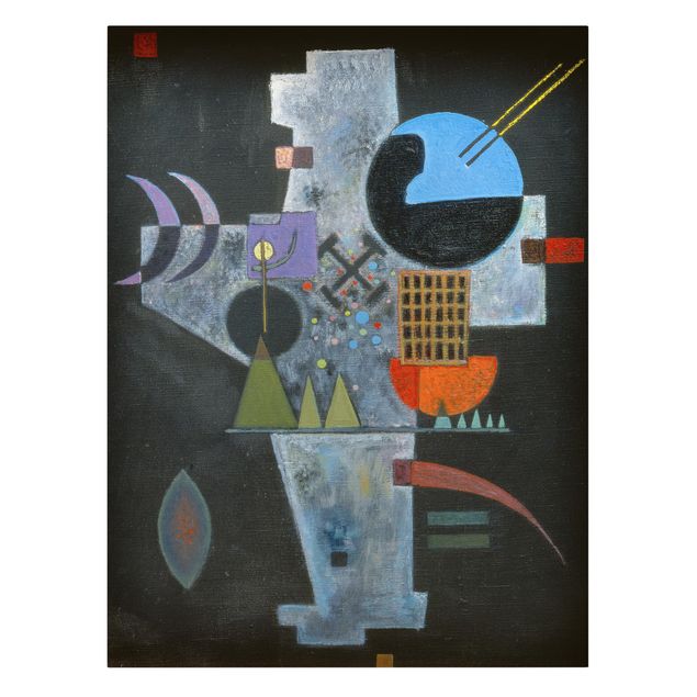 Billeder på lærred kunsttryk Wassily Kandinsky - Cross Shape