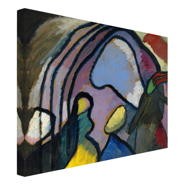 Billeder på lærred kunsttryk Wassily Kandinsky - Study For Improvisation 10