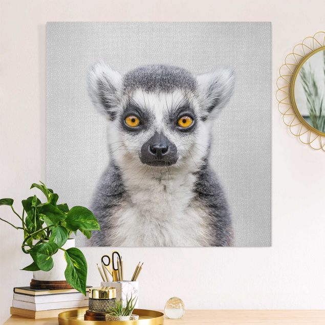 Billeder på lærred aber Lemur Ludwig