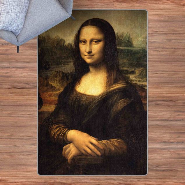 moderne gulvtæppe Leonardo da Vinci - Mona Lisa