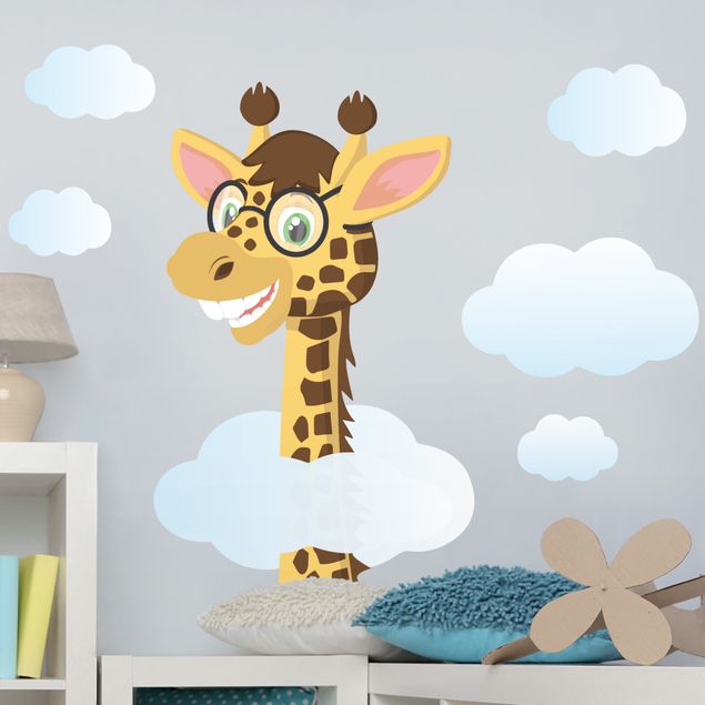 Børneværelse deco Funny giraffe