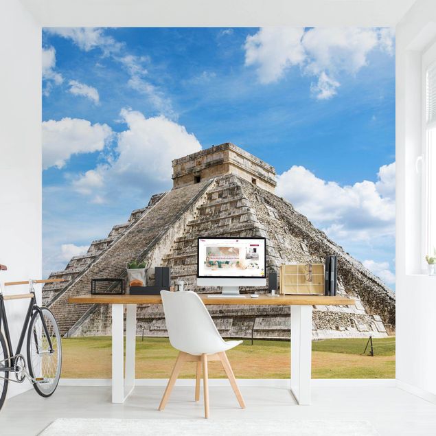 Fototapet arkitektur og skyline Mayan Temple