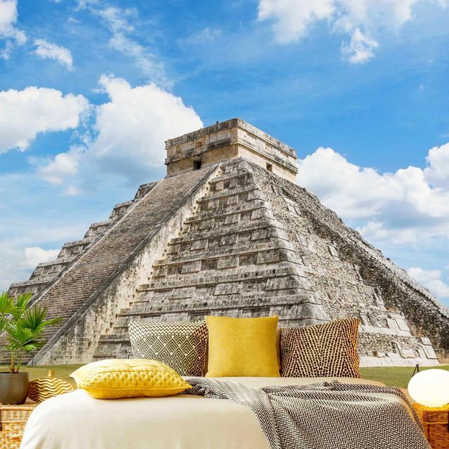 Moderne tapet Mayan Temple