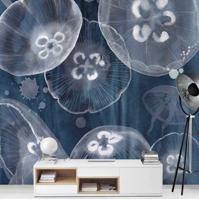 Tapet moderne Moon Jellyfish II