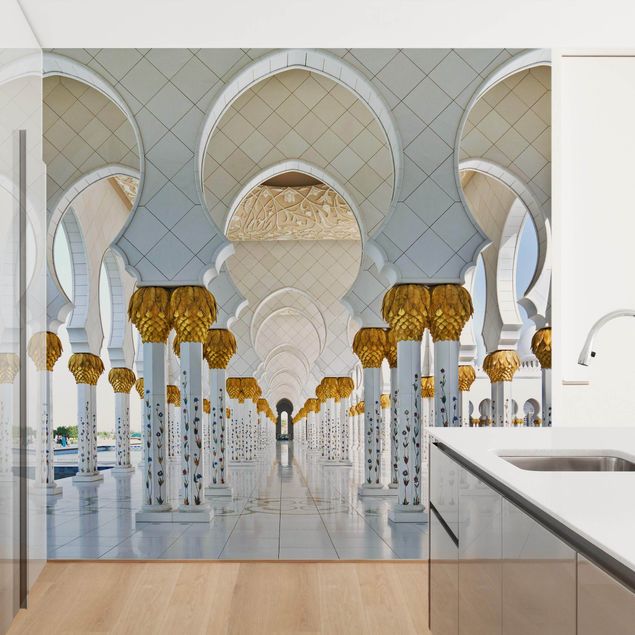 Moderne tapet Mosque In Abu Dhabi