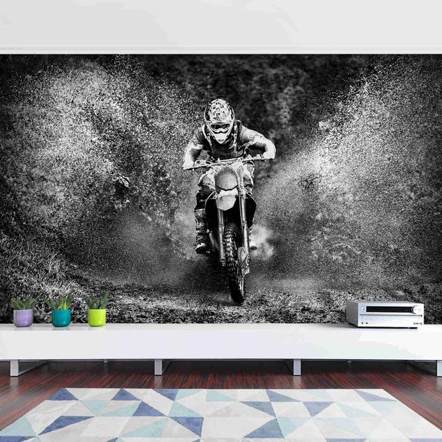 Tapet Motocross In The Mud
