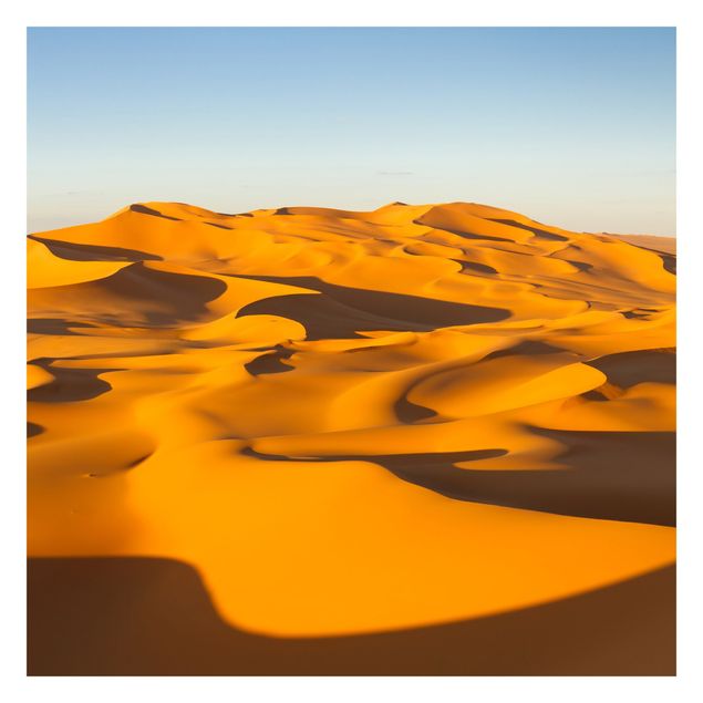 Tapet orange Murzuq Desert In Libya