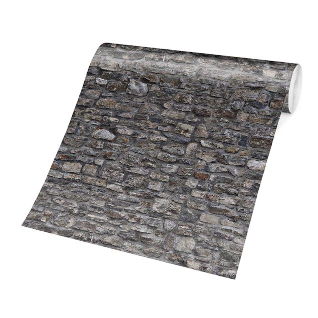 Industriel tapet Natural Stone Wallpaper Old Stone Wall