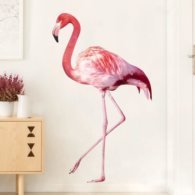 Børneværelse deco No.yk21 pink flamingo