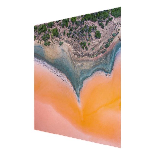 Billeder orange Orange Lake Shore On Sardinia