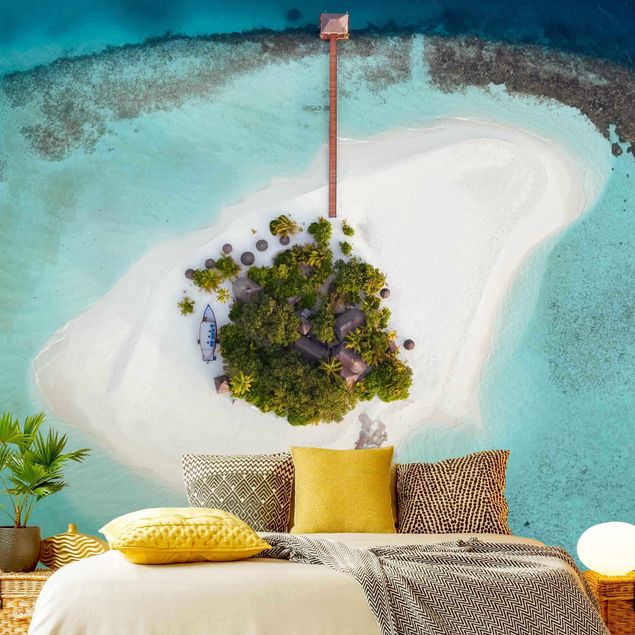 Fototapet landskaber Ocean Paradise Maldives