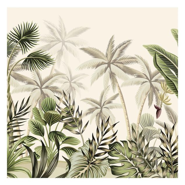 Fototapete - Palmen im Dschungel