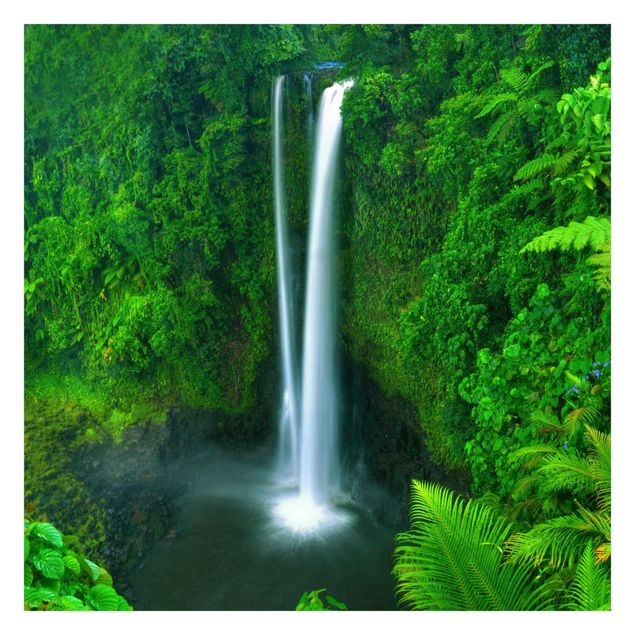 Grøn tapet Heavenly Waterfall