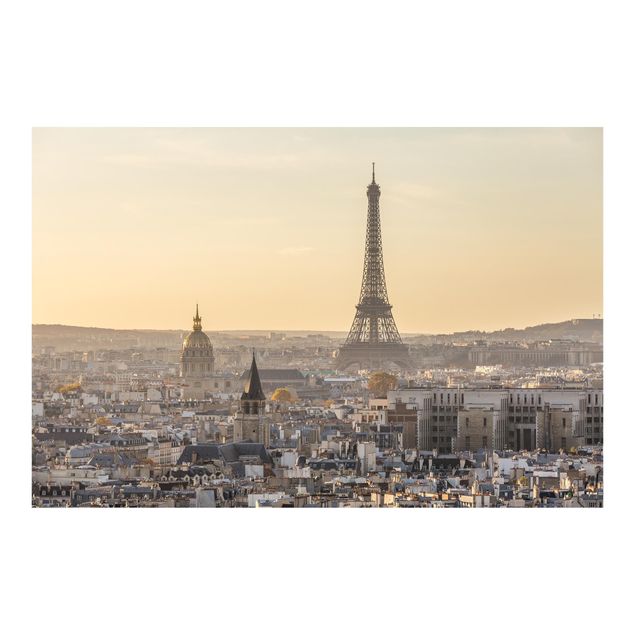 Fototapet beige Paris at Dawn