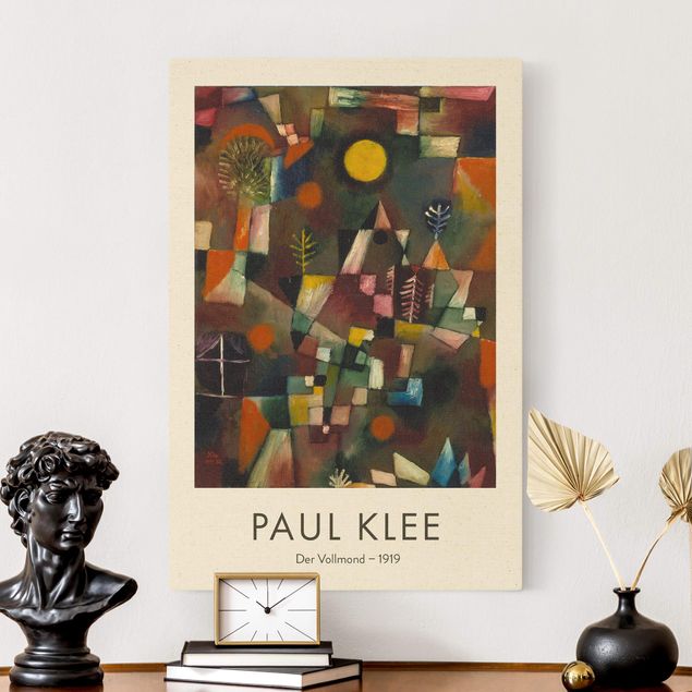 Billeder på lærred kunsttryk Paul Klee - The Full Moon - Museum Edition
