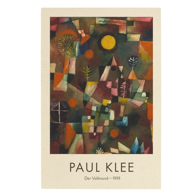 Billeder brun Paul Klee - The Full Moon - Museum Edition