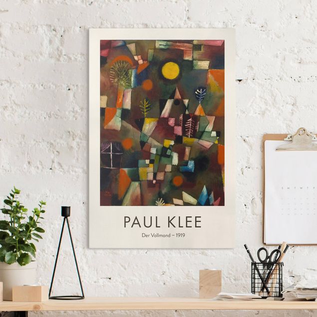 Kunst stilarter Paul Klee - The Full Moon - Museum Edition