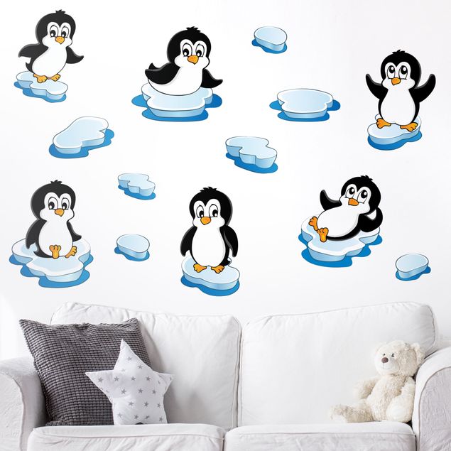 Børneværelse deco Penguin nursery set