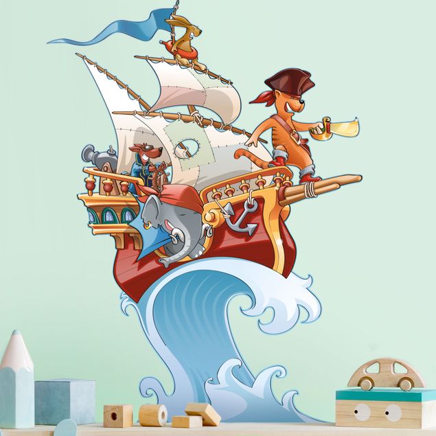 Børneværelse deco pirate ship