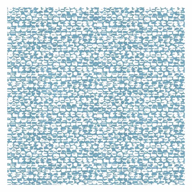 Tapet Moving Dots Blue