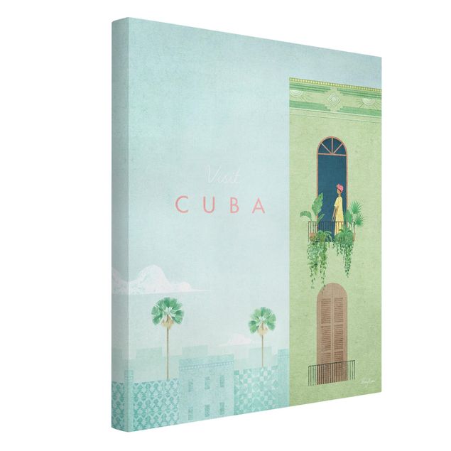 Billeder på lærred kunsttryk Tourism Campaign - Cuba
