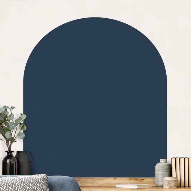 Wallstickers Round Arch - Dark Blue