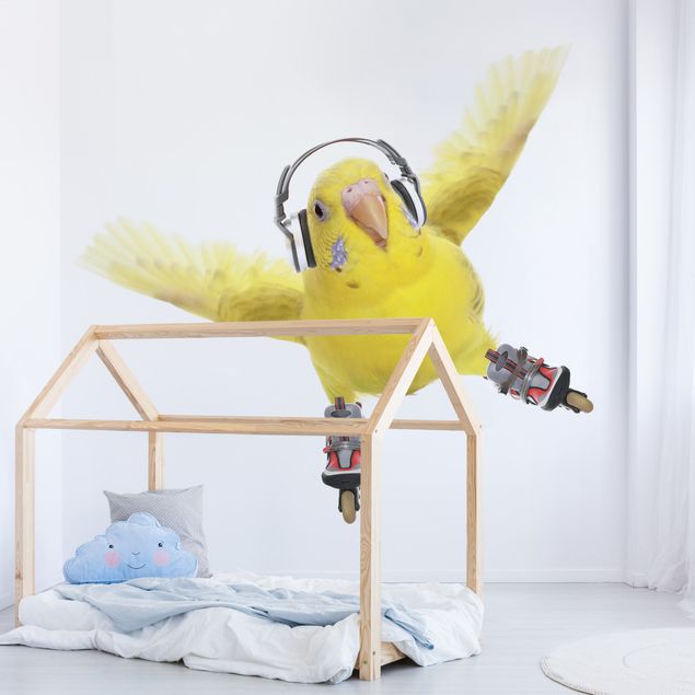 Fugle tapet Skate Parakeet