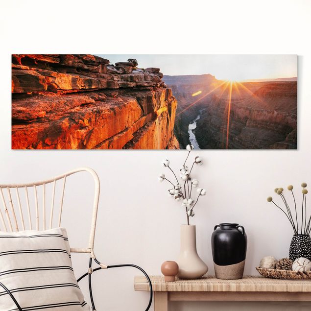 Billeder landskaber Sun In Grand Canyon