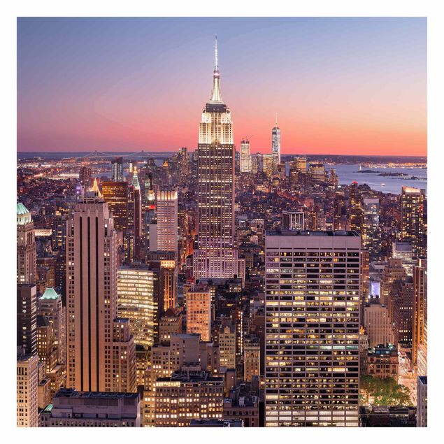Billeder Rainer Mirau Sunset Manhattan New York City