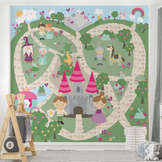 Børneværelse deco Playoom Mat Wonderland - The Path To The Castle