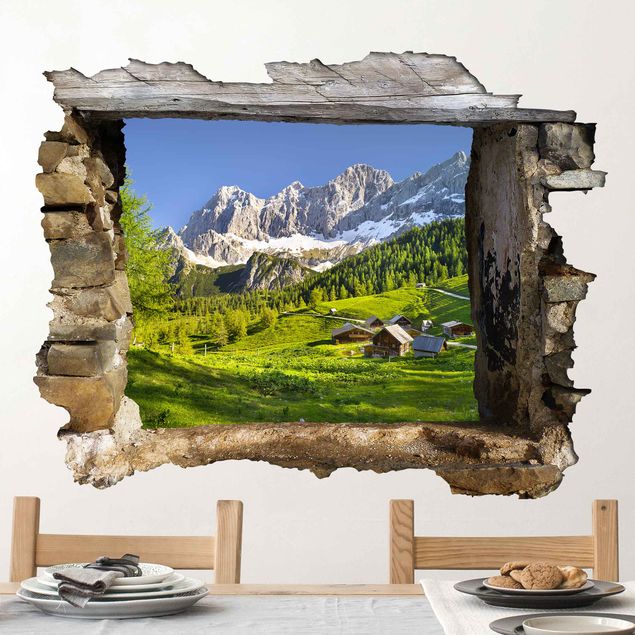 Wallstickers 3D Styria Alpine Meadow