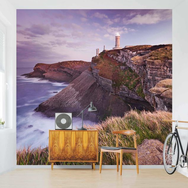 Fototapet landskaber Cliffs And Lighthouse