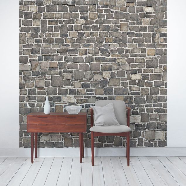 Mønstret tapeter Quarry Stone Wallpaper Natural Stone Wall
