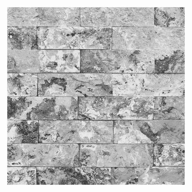 Tapet Stone Wall Natural Marble Grey