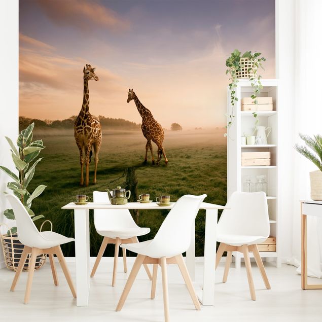 Fototapet giraffer Surreal Giraffes