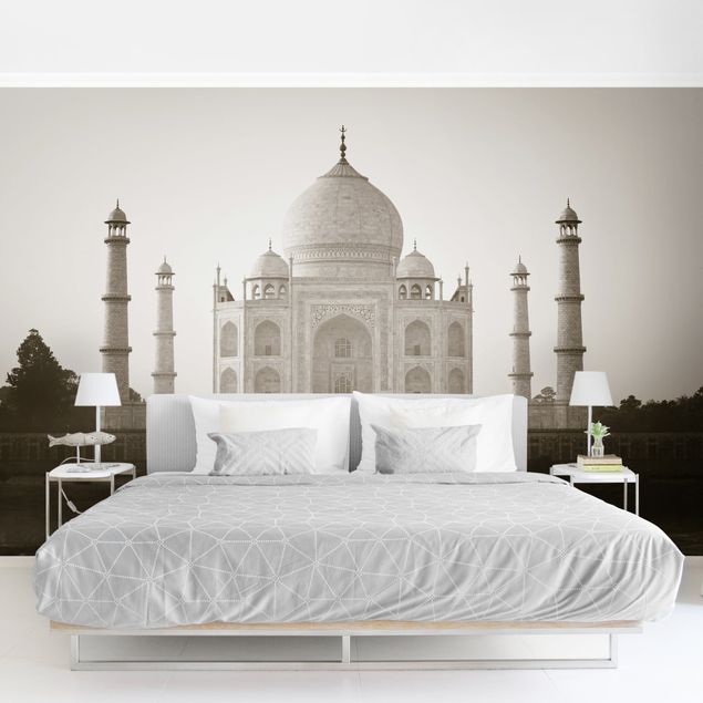 Fototapet arkitektur og skyline Taj Mahal