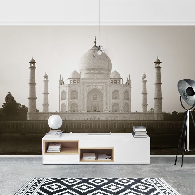 Fototapet beige Taj Mahal