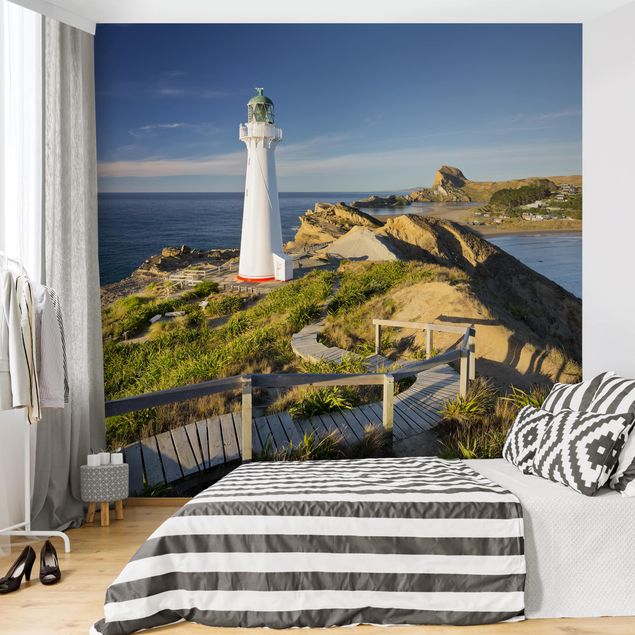 Fototapet landskaber Castle Point Lighthouse New Zealand